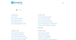 Desktop Screenshot of help.groupme.com