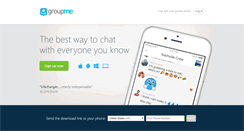 Desktop Screenshot of groupme.com
